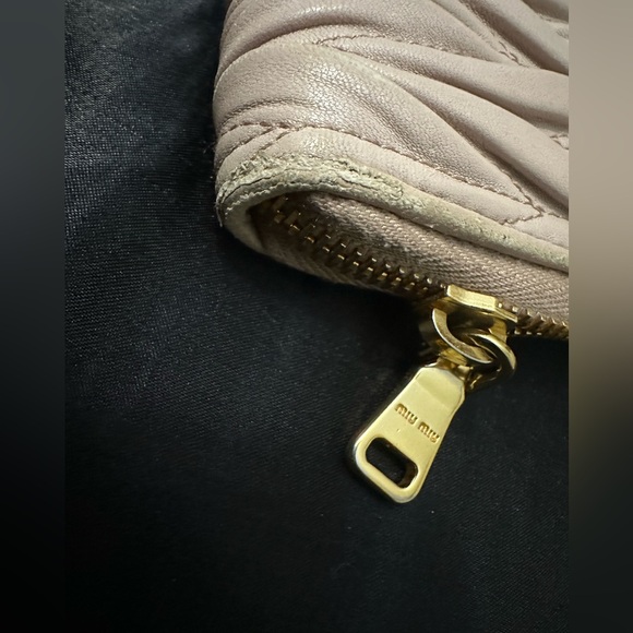 Miu Miu Quilted Leather Wallet - Picture 3 of 10